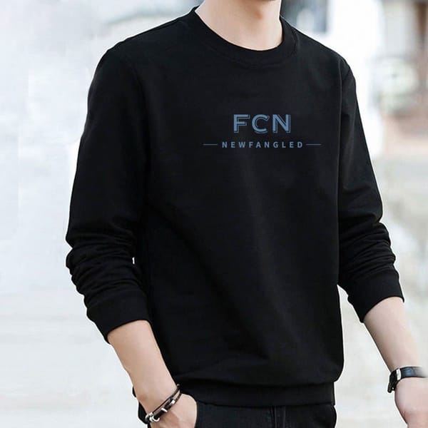 Fashion O-Neck All-match Printed Sweatshirt Men's Clothing 2023 Autumn New Oversized Casual Tops Long Sleeve Korean Sweatshirts