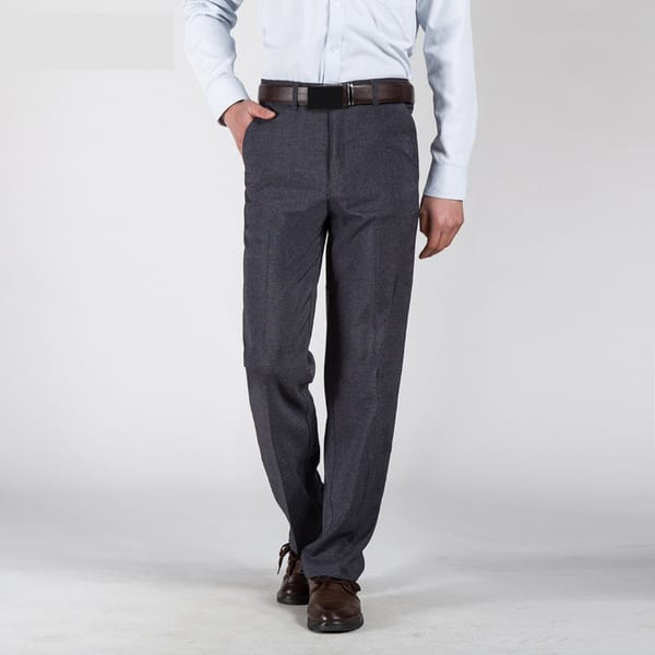 MRMT  2024  Brand Summer Casual Men's Trousers Thin Straight-barrel Elastic Loose Pants for Male Middle-aged High-waist Trouser