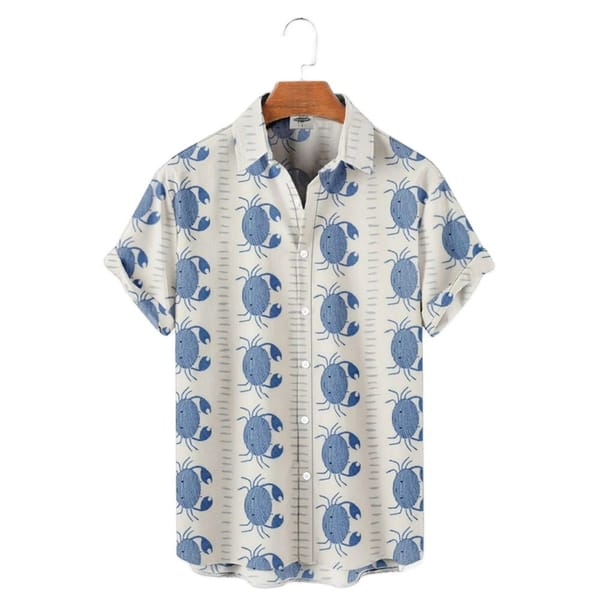 Men's Casual Shirt Hawaiian Shirt Men Summer 3d Print Casual Short Sleeved Shirt For Men Clothing Breathable Shirts