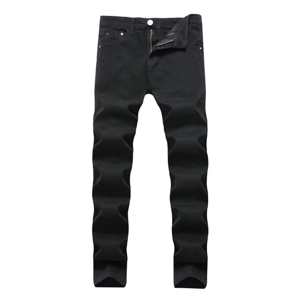 Men's Casual Jeans Comfortable Stretch Denim Pants Light Luxury High Quality Trendy Street Straight Leg Relaxed Fit Jeans