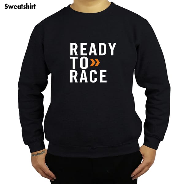 Men's sweatshirt Ready To Race Novelty Tops Enduro Cross Motocross Bitumen Bike Life Cotton Printed hoodie Plus Size sbz8451