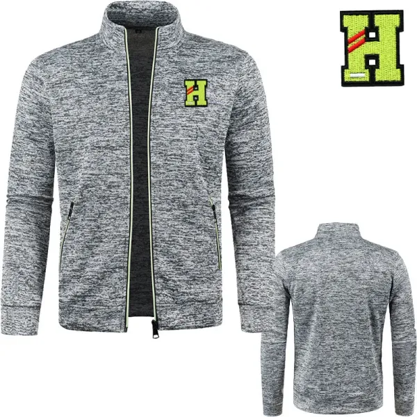 Embroidery H High-end brand Men's hoodie Men's sweatshirt Spring Autumn men's jacket loose Hip hop y2k Men's cardigan coat