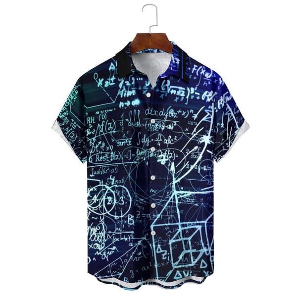 Men's/Women's Fashion Solid Color Dark Coefficient Text Print Loose Casual Summer Daily Can Wear Short-Sleeved Shirt