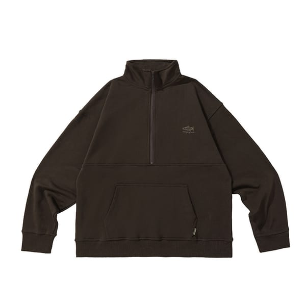 Fall 2022 New Men's Solid Color Back Letter Printing Standing Collar Sweater Fashion Casual Coat