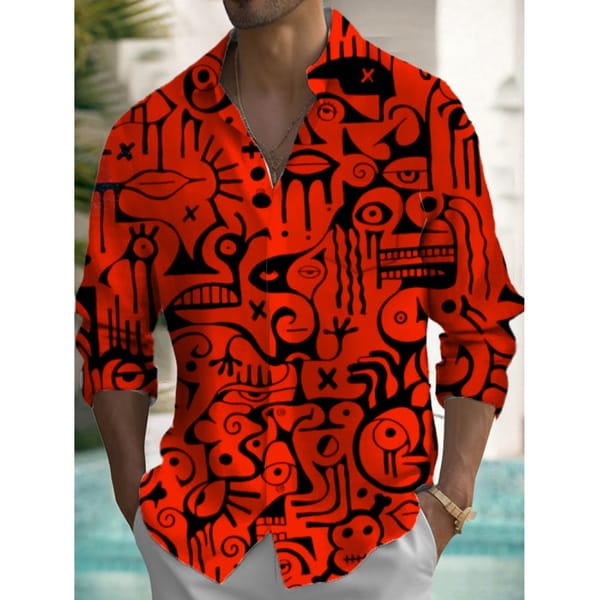 Men's Casual Shirt Hawaiian Shirt Men Summer 3d Print Casual Short Sleeved Shirt For Men Clothing Breathable Shirts
