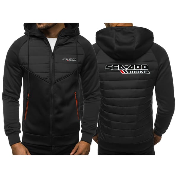 Sea Doo Seadoo Moto Printed New Spring Autumn Hoodie Men's Fashion Sport Casual Sweatshirts Cardigan Zipper Long Sleeve Jacket