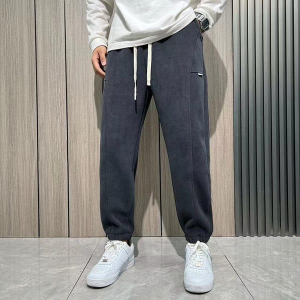 Autumn Men' Harem Corduroy Sweatpants Gym Baggy Joggers Pants Y2K Streetwear Casual Trousers Korean Fashion pantalon hombre