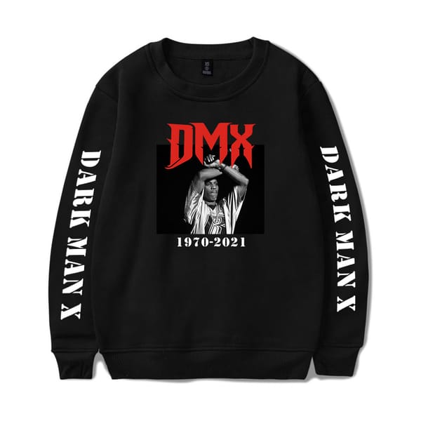 DMX Sweatshirt O-Neck Unisex Tracksuit Women/Men's Hoodies 2020 Harajuku Streetwear Plus Size Clothes