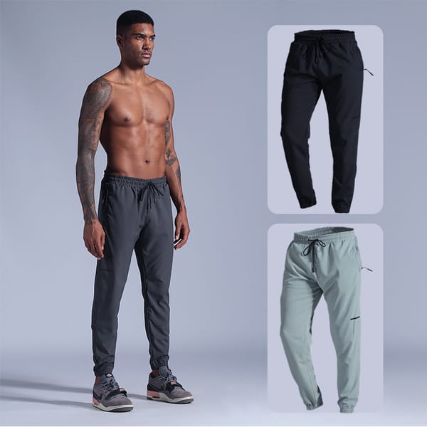 MRMT 2024 Brand New Pure Color Sweatpants Men's Training, Quick-Drying Casual Trousers Thin And Breathable Men's Trousers