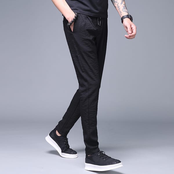 MRMT 2024 Brand Spring Summer New Men's Trousers Trim Casual  Pants for Male Thin Ice Silk Sweatpants Loose Trousers