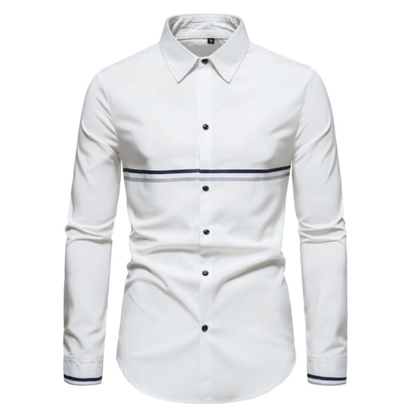 2023 Autumn New Business Casual Polo Polo Polo Collar Men's Long Sleeve Shirt