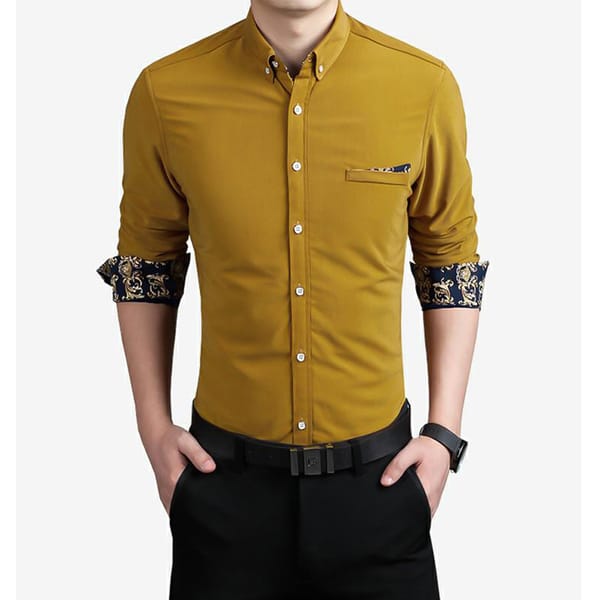 Winter Men's Business Warm Shirt Classic Style Fashion Casual Solid Color Long-sleeved Shirt Male Brand Clothing Vintage Shirt