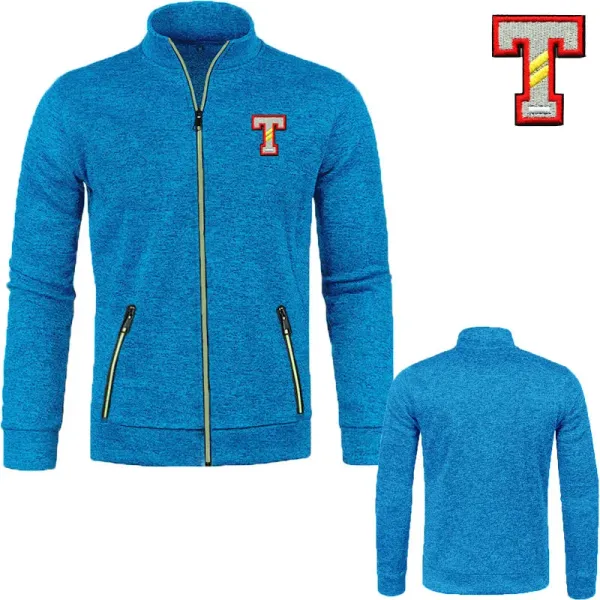 Business oversized hoodie for men embroidery T High-end men's jacket zipper hoodie New Men's sweatshirt cardigan