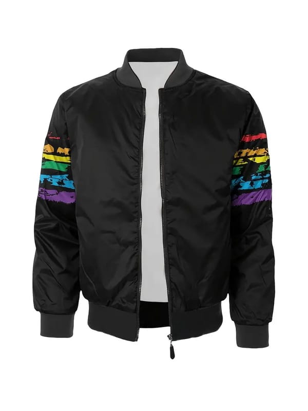 Harajuku Style Baseball Jacket Men's Retro Style Jacket Autumn 3d Animal Print Youthful Vitality Top Jacket MD3