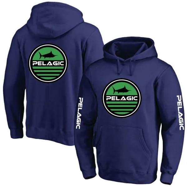 2024 Pelagic Fishing Logo Men's Hoodies New Spring and Autumn Casual Comfortable Sweatshirts Top Solid Color
