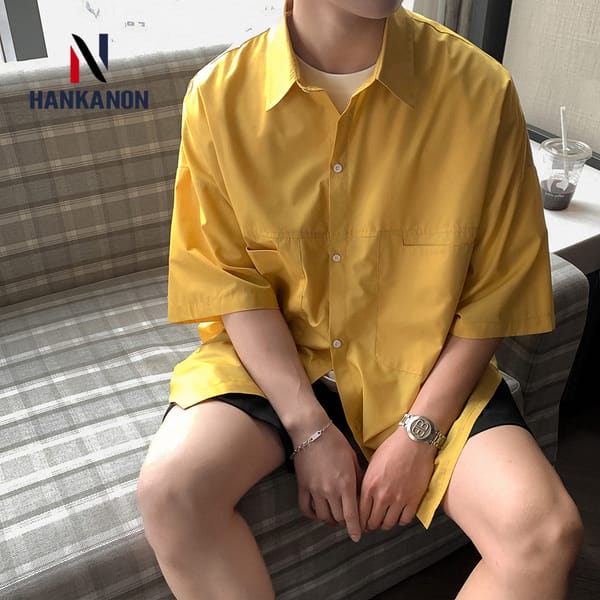 Unisex, Oversized Casual Couple Clothing, Outdoor, Casual Loose Men's Short Sleeve Shirt, 2024 New Arrival High Quality M-5XL