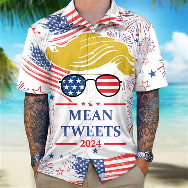 Men's Fashion 3D Printed Cool ManTrump Shirts America Harajuku Funny Shirts & Blouses Kid Streetwear Long Sleeve T Shirt Clothes