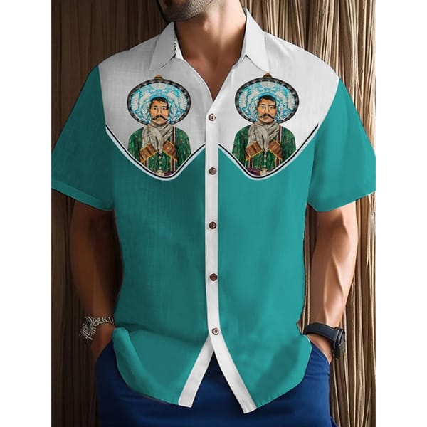 Men's Shirt Summer Casual Fashion Short Sleeved Shirt For Men Loose Breathable Hawaiian Shirt Man Casual Men's Clothing Top