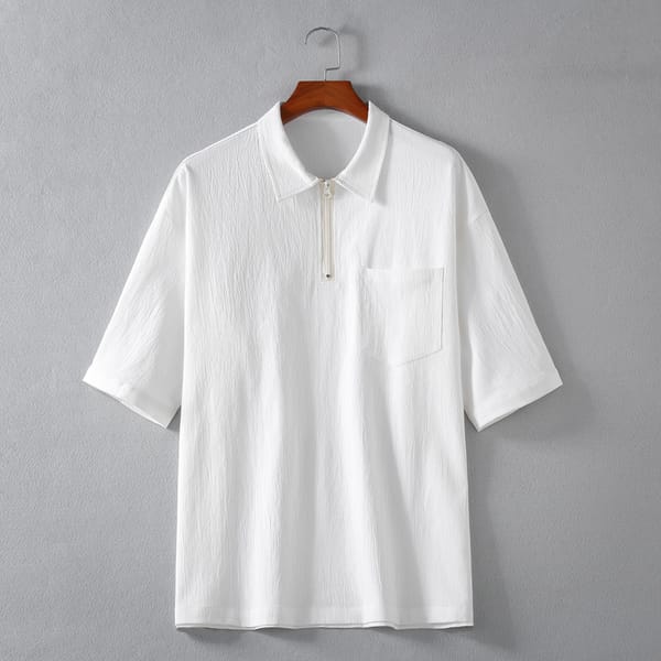 Casual Men's Shirts High Quality Luxury Men's Shirt Short Sleeve New in Clothing Plain Stylish Original Summer