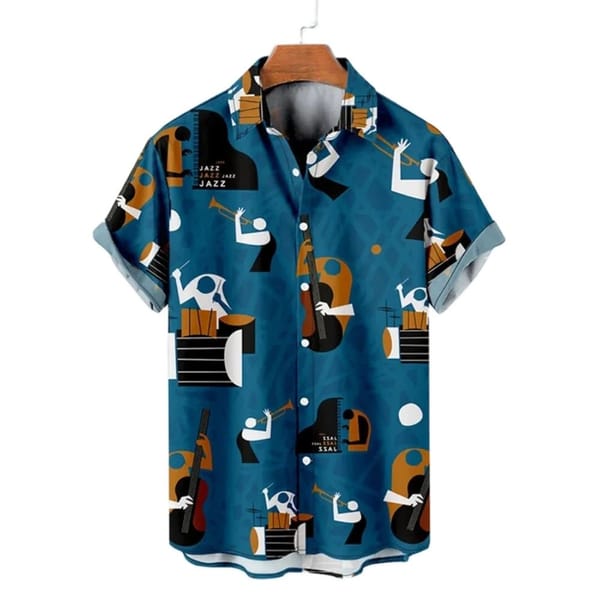 Men's Shirt Summer Casual Fashion Short Sleeved Shirt For Men Loose Breathable Hawaiian Shirt Man Casual Men's Clothing Top