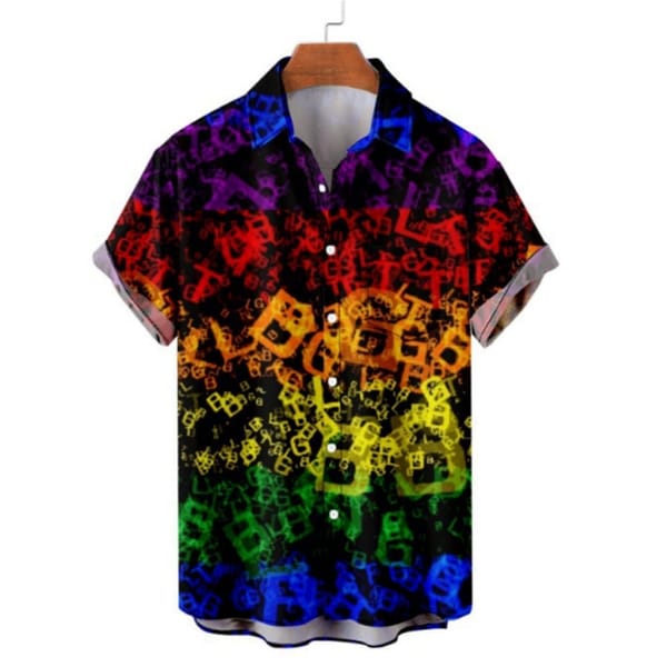 Men's Casual Shirt Hawaiian Shirt Men Summer 3d Print Casual Short Sleeved Shirt For Men Clothing Breathable Shirts
