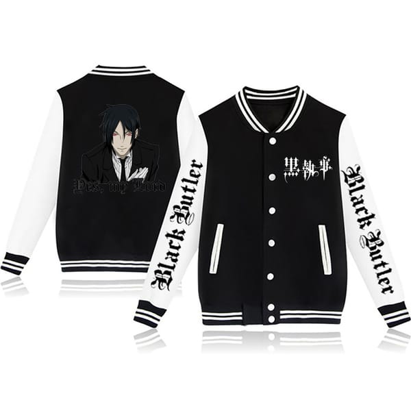 Men's Bomber Jacket Anime Black Butler Z Top Fall Spring 2022 Jacket Iroharajuku Sportswear